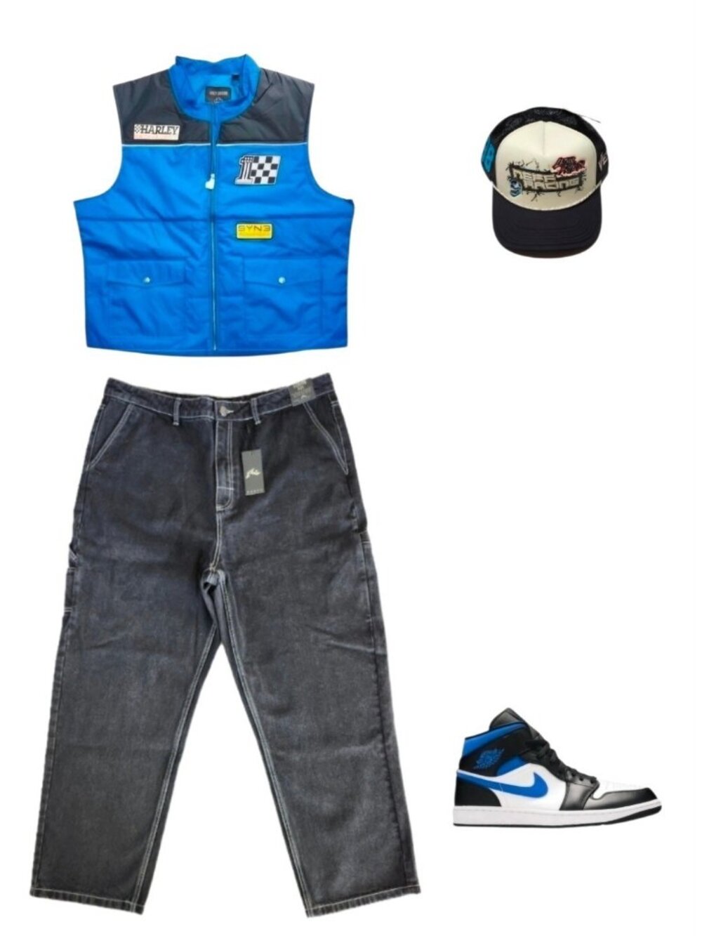 Harley-Davidson-Rusty-Jordan-Neff Moto-Skater Streetwear Bundle